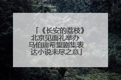 《长安的荔枝》北京见面礼举办 马伯庸希望剧集表达小说未尽之意