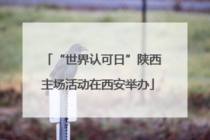“世界认可日”陕西主场活动在西安举办