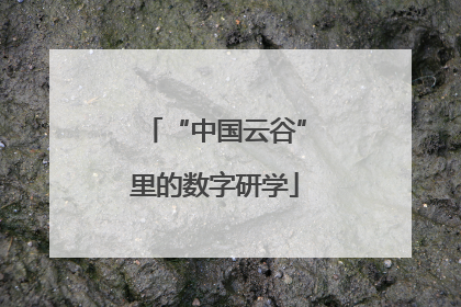 “中国云谷”里的数字研学