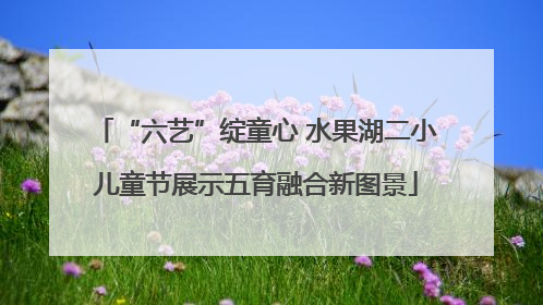 “六艺”绽童心 水果湖二小儿童节展示五育融合新图景