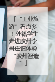 “工业旅游”看点多！外籍学生走进胶州李哥庄镇体验“胶州智造”