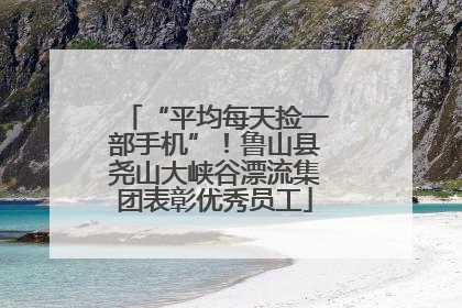 “平均每天捡一部手机”！鲁山县尧山大峡谷漂流集团表彰优秀员工