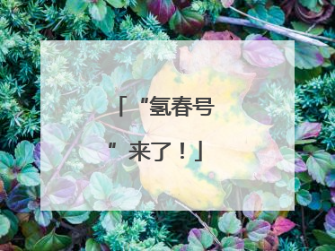 “氢春号”来了！