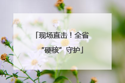 现场直击！全省“硬核”守护