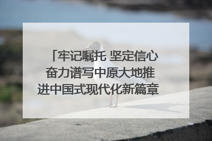 牢记嘱托 坚定信心 奋力谱写中原大地推进中国式现代化新篇章（六）河南绘就“行走河南·读懂中国”新画卷丨牢记嘱托谱新篇
