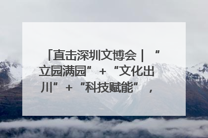 直击深圳文博会｜“立园满园”+“文化出川”+“科技赋能”，成都传媒发布三大文创领域合作清单
