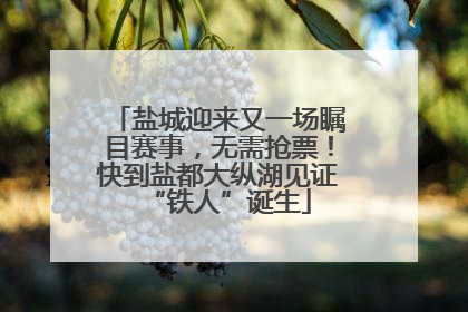 盐城迎来又一场瞩目赛事,无需抢票!快到盐都大纵湖见证“铁人”诞生