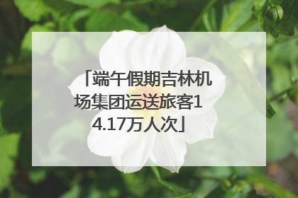 端午假期吉林机场集团运送旅客14.17万人次