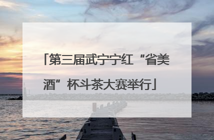 第三届武宁宁红“省美酒”杯斗茶大赛举行