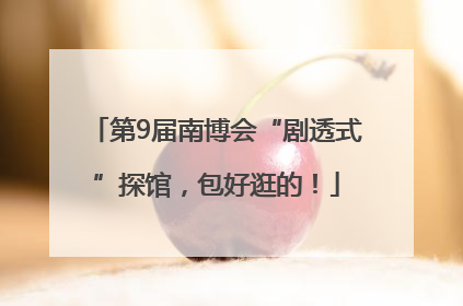 第9届南博会“剧透式”探馆，包好逛的！
