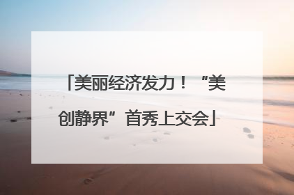 美丽经济发力！“美创静界”首秀上交会