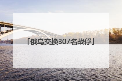 俄乌交换307名战俘