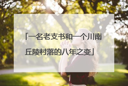 一名老支书和一个川南丘陵村落的八年之变