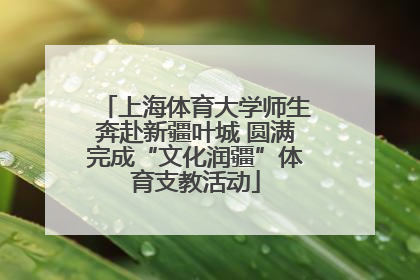 上海体育大学师生奔赴新疆叶城 圆满完成“文化润疆”体育支教活动