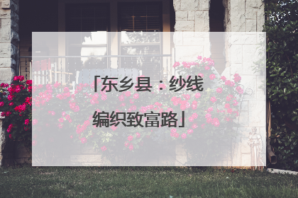 东乡县：纱线编织致富路