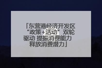东营港经济开发区“政策+活动”双轮驱动 提振消费能力 释放消费潜力