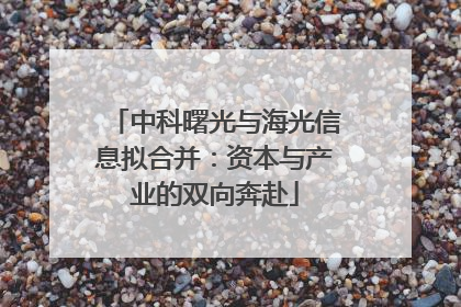 中科曙光与海光信息拟合并：资本与产业的双向奔赴