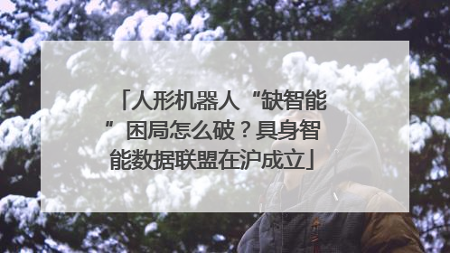 人形机器人“缺智能”困局怎么破？具身智能数据联盟在沪成立