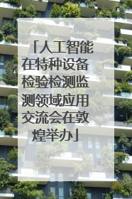 人工智能在特种设备检验检测监测领域应用交流会在敦煌举办