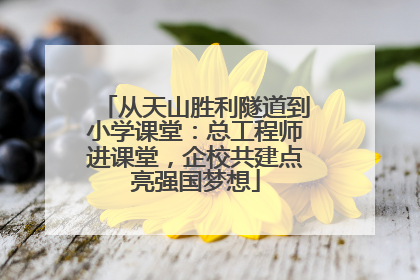 从天山胜利隧道到小学课堂：总工程师进课堂，企校共建点亮强国梦想