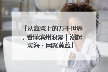 从海瓷上的万千世界，看懂滨州浪漫｜潮起渤海・网聚黄蓝