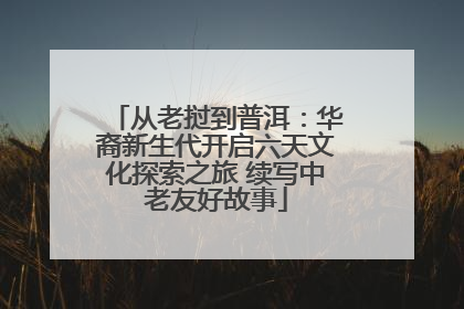 从老挝到普洱：华裔新生代开启六天文化探索之旅 续写中老友好故事