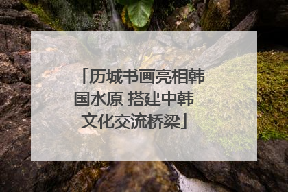 历城书画亮相韩国水原 搭建中韩文化交流桥梁