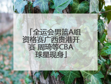 全运会男篮A组资格赛广西贵港开赛 周琦等CBA球星现身