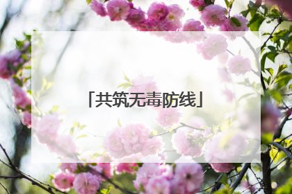 共筑无毒防线