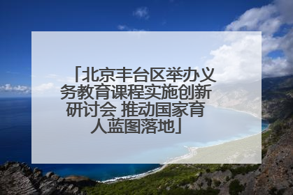 北京丰台区举办义务教育课程实施创新研讨会 推动国家育人蓝图落地
