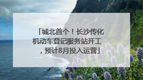 城北首个！长沙传化机动车登记服务站开工，预计8月投入运营