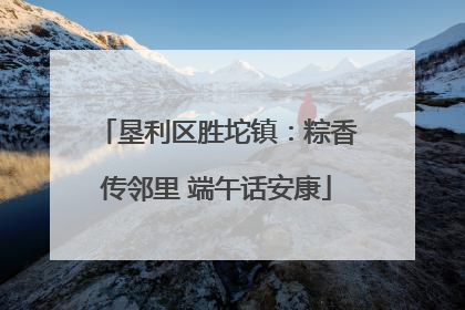 垦利区胜坨镇：粽香传邻里 端午话安康
