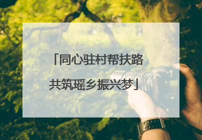 同心驻村帮扶路 共筑瑶乡振兴梦