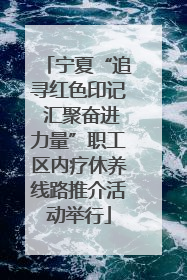宁夏“追寻红色印记 汇聚奋进力量”职工区内疗休养线路推介活动举行