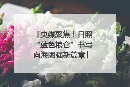 央媒聚焦！日照“蓝色粮仓”书写向海图强新篇章