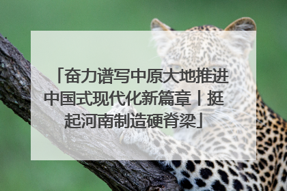 奋力谱写中原大地推进中国式现代化新篇章丨挺起河南制造硬脊梁