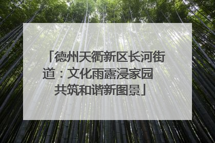 德州天衢新区长河街道：文化雨露浸家园 共筑和谐新图景
