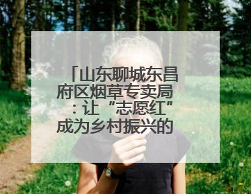 山东聊城东昌府区烟草专卖局：让“志愿红”成为乡村振兴的亮丽底色