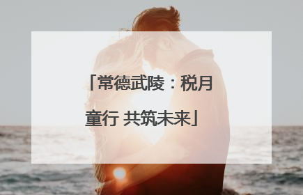 常德武陵：税月童行 共筑未来
