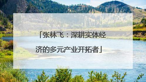 张林飞：深耕实体经济的多元产业开拓者