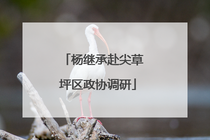 杨继承赴尖草坪区政协调研