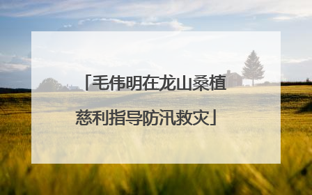 毛伟明在龙山桑植慈利指导防汛救灾
