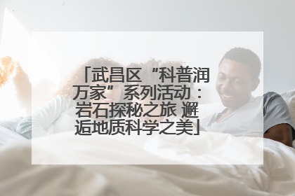 武昌区“科普润万家”系列活动：岩石探秘之旅 邂逅地质科学之美