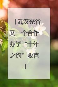 武汉光谷又一个合作办学“十年之约”收官