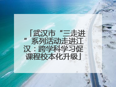 武汉市“三走进”系列活动走进江汉：跨学科学习促课程校本化升级