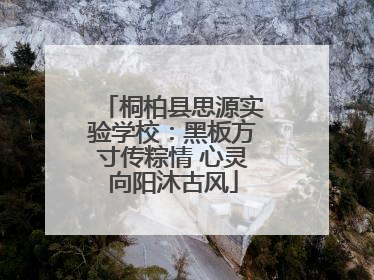 桐柏县思源实验学校：黑板方寸传粽情 心灵向阳沐古风