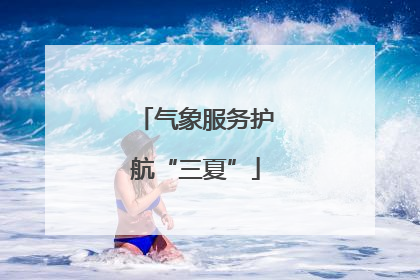 气象服务护航“三夏”