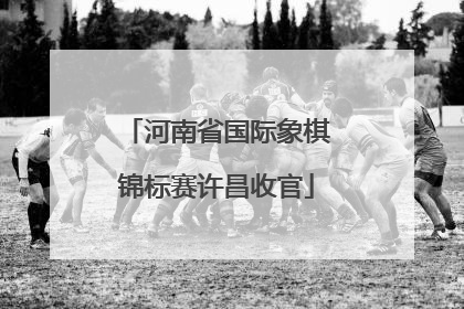 河南省国际象棋锦标赛许昌收官
