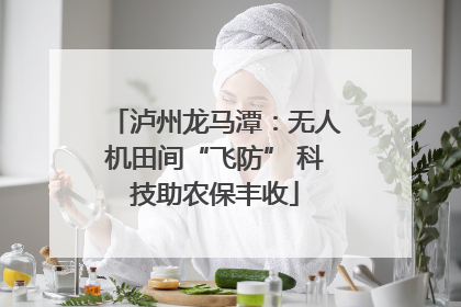 泸州龙马潭：无人机田间“飞防” 科技助农保丰收
