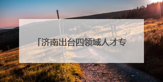 济南出台四领域人才专项政策 赋能产业发展